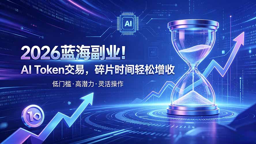 AI Token算力赛道!普通人可入局的数字副业-橙心云网创