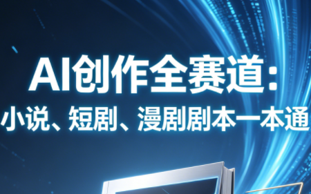 AI创作全赛道:小说、短剧、漫剧剧本一本通(更新9月)-橙心云网创